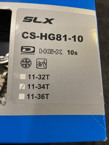NEU Shimano SLX, 10-fach 11-34T Kassette CS-HG81-10, MTB Fahrrad - Bild 2 von 2