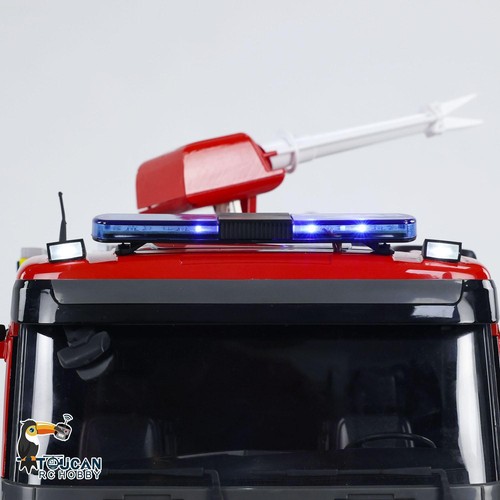 1/14 RC Feuerwehrfahrzeug 4x2 Elektroauto Funkfernsteuerung Feuerwehrfahrzeug - Bild 9 von 12