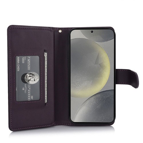 Etui na Samsung S25 S24 S23 S22 S21 Ultra Plus Portfel Karty Skóra Cover - Zdjęcie 48 z 100