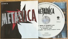 Metallica 'Until It Sleeps' CD Single CD2 Of 2 Set 1996 Vertigo UK METCX 12