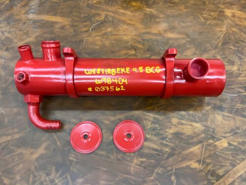WESTERBEKE 4.5 BCG HEAT EXCHANGER #037562 HOSE DIA 7/8"OD, 1 3/8" OD... - Foto 3 di 7