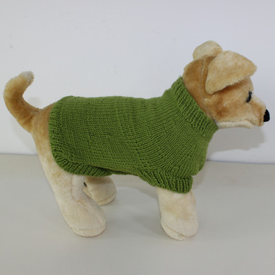 PRINTED KNITTING PATTERN INSTRUCTIONS - DOG COAT CIRCULAR ...
