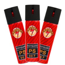 3 Pack Pepper Spray for Self Defense Max Strength 3.7oz FlipTop