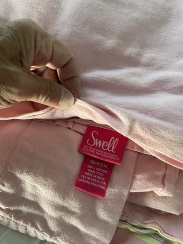 Swell Cynthia Rowley & Rosenzweig Shabby Chic Queen Paisley Duvet Cover Shams ๐ธ - Picture 6 of 6