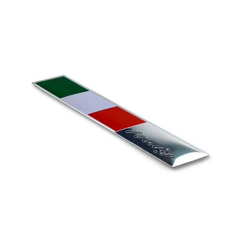 Adesivo logo bandiera italiana metallo Italia stemma distintivo decalcomania accessori auto - Foto 11 di 13