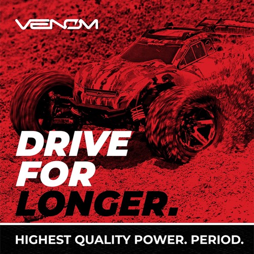 Venom Drive Series 20C 3S - 4000mAh 11.1V LiPo RC Battery - Universal 2.0 Plu... - Picture 3 of 8