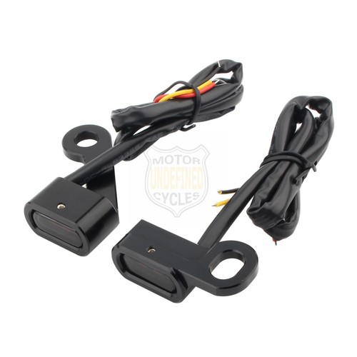 Handlebar Running Light LED Turn Signals Blinker For Harley Sportster 1200 883 - Picture 2 of 10