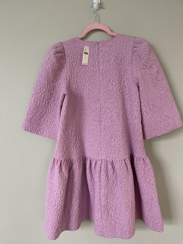 Anthropologie Essentiel Antwerp Mini Dress Pink Drop Waist Retro Size 4 NWT - Picture 6 of 17