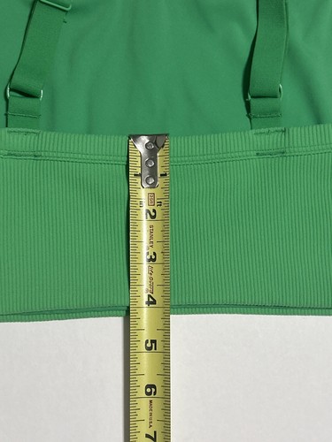Offline by Aerie Crop Top Small Green Ribbed Bralette Medium Support Dance - Picture 3 of 9
