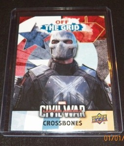 Captain America Civil War Insert Trading Card Off The Grid #OGB1 Crossbones