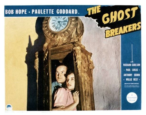 The Ghost Breakers Lobby Card Bob Hope Paulette Goddard 1940 Old Movie Photo