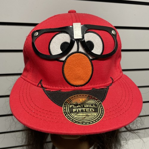 Baseballmütze Kappe Mütze Sesamstraße Elmo Brille rot