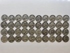 Washington Quarters 90% Silver Lot Of 40 Coins Mixed Years