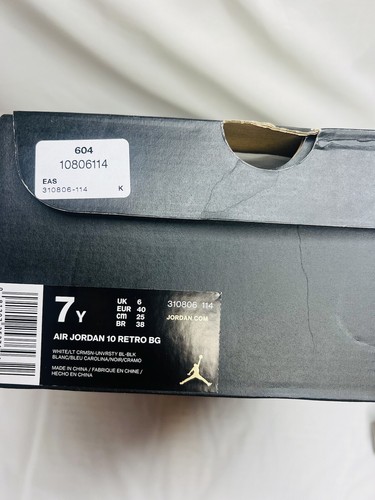 2016 Air Jordan 10 Retro BG 'City Pack - Chicago' 7 - Bild 9 von 10