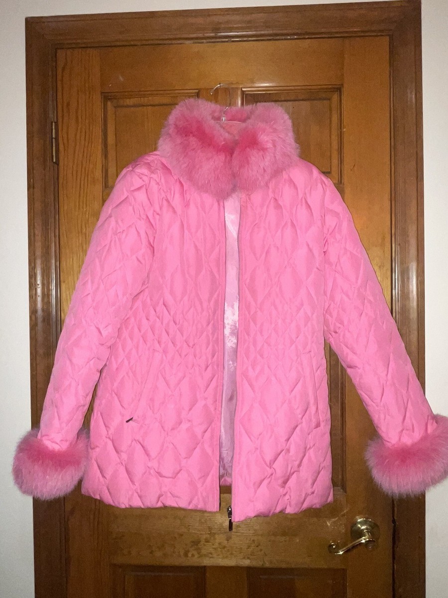 barbie pink puffer jacket