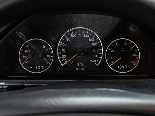 Fits Mercedes W210  1997-2000  3-Teilig poliert Aluminium Tachoringe Tacho Ringe - Bild 1 von 8