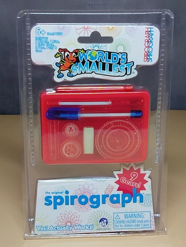 WORLD'S SMALLEST SPIROGRAPH / Art Toy Mini Travel Miniature **NEW**