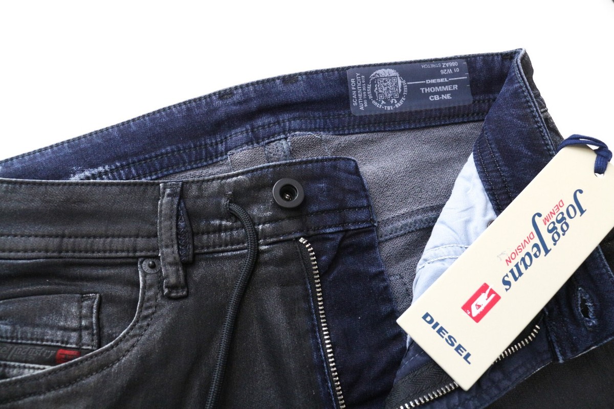 DIESEL Thommer CB-NE 086AZ Men Jeans W26 Sweat Jogg Slim