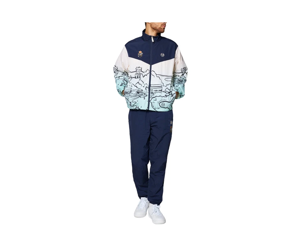 Sergio Tacchini Monte Carlo Track Jacket Men's Maritime Blue STS23M50552-225 - Image 4 of 4