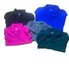 Childrens Place Uniform Multi Color 5 pc Size 7/8 Little Girls Polo button Shirt