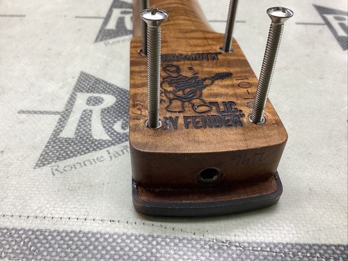 Guitarra Eléctrica Moderna Warmoth Strat Mástil Barco Asado 3A Llama Arce Reparado - Imagen 16 de 20