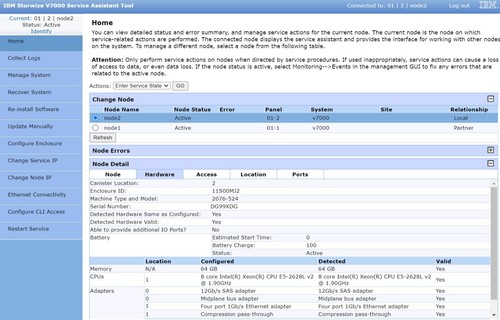 IBM 2076-524 57TB V7000 Storwize 2GEN SAN FC1600 12Gbps SAS 24 x 2.4TB w license - Picture 8 of 13