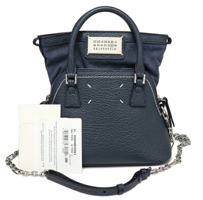 Women's Maison Margiela 5AC Micro 2Way Bag S56Wg0081 Navy