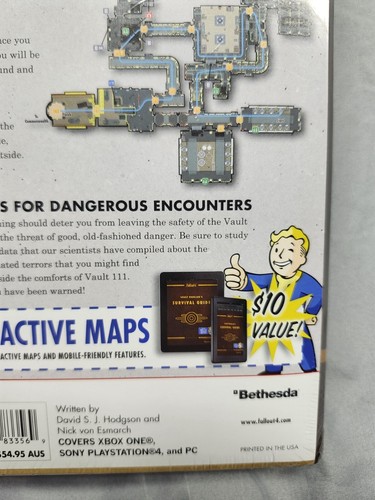 Fallout 4 Vault Dweller's Survival Guide Collector's Edition 2015 Brand New Seal - Picture 6 of 8
