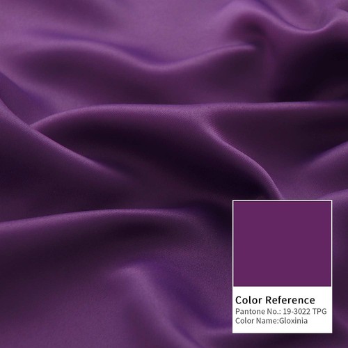 Purple 120" Blackout Curtain for Sliding Doors - Elegant Room Divider Solution - Picture 10 of 11