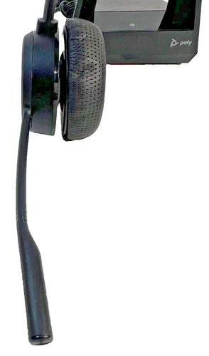 Polycom Savi 7210 Office Wireless Mono DECT On-Ear Headset System Black Tested - Picture 10 of 14