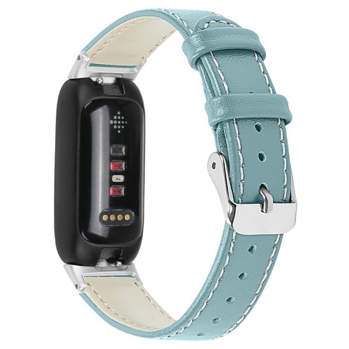 Leather Strap Replacement Sport Watch Band for Fitbit inspire3 Smartwatch - Picture 39 of 45