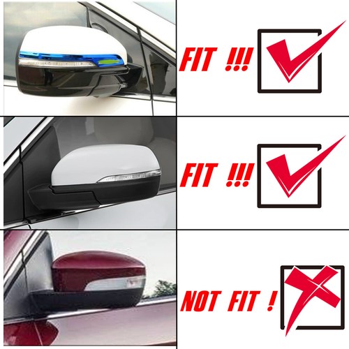 2x Smoked Lens Dynamic LED Side Mirror Turn Signal Light For Ford Edge 15-23 - Picture 6 of 17