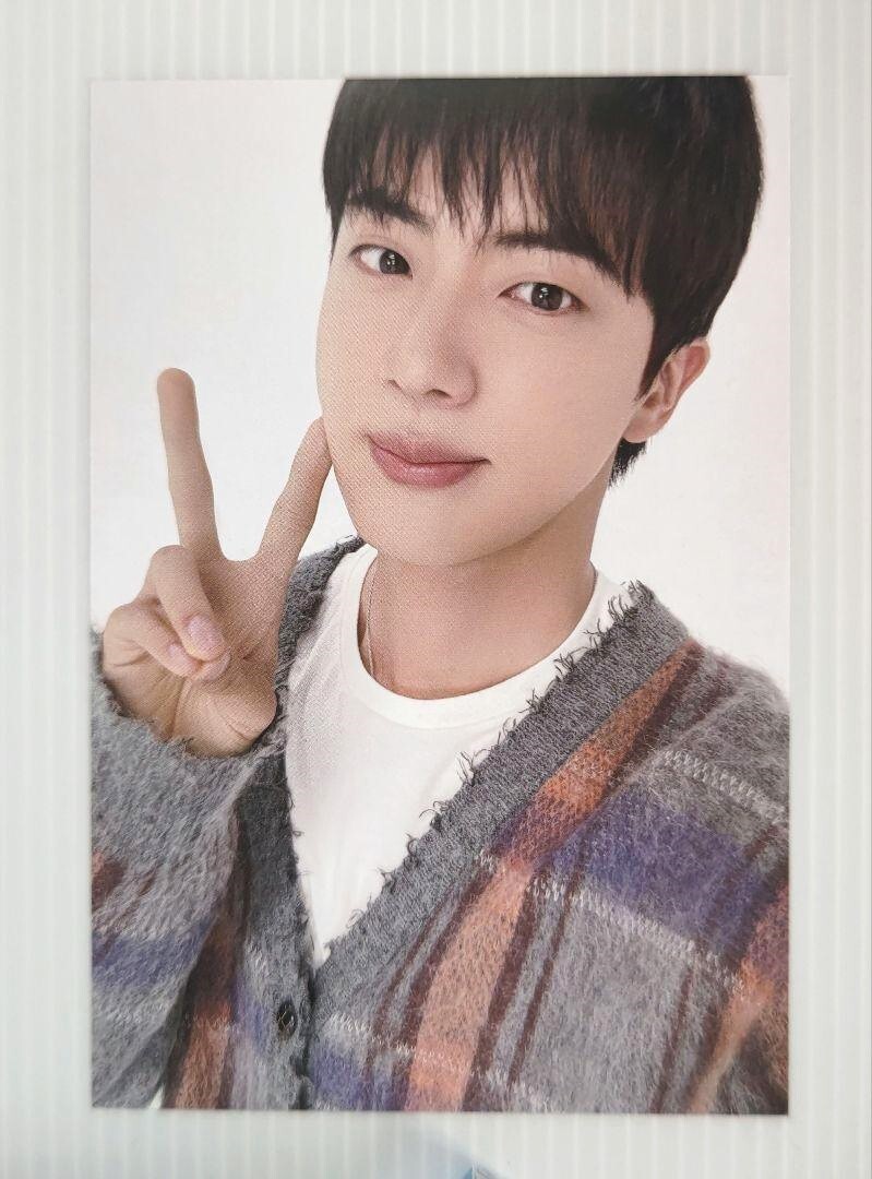 Btsのジンさんのphotocards！ BTS JIN Solo Album HAPPY JPFC UMS Limited Official Photocard