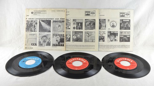GILBERT BECAUD - Nathalie / Nimm Dir Doch Zeit ...3 x 7" Sammlung EMI Electrola - Bild 2 von 2