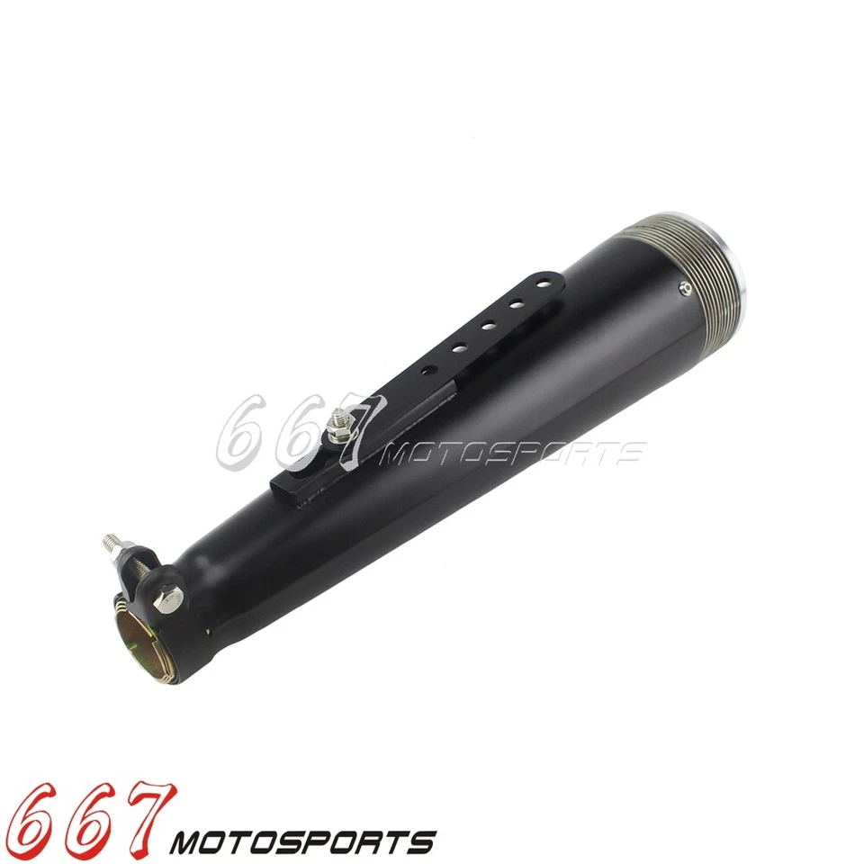 Tubo de escape de motocicleta 37-45 mm para Harley Honda Suzuki Yamaha bicicleta de calle ATV Foto 2 de 4