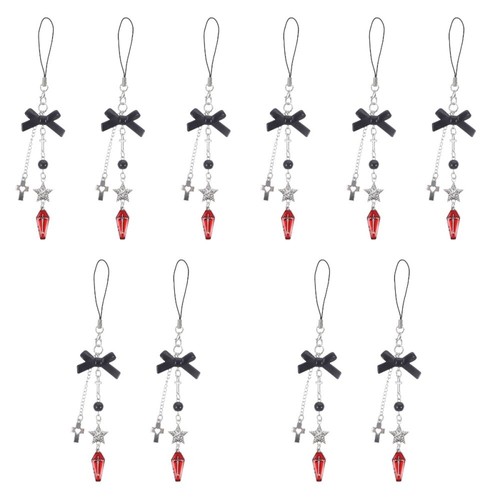 Set of 5 Pentagramm-Handykette Mobilfunkanhängerdekoration Lanyard - Zdjęcie 11 z 12