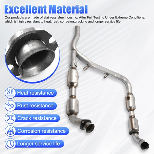 Left & Right Catalytic Converter For 2001 2002 2003 Ford F-150 F150 4.2L RWD - Picture 3 of 16