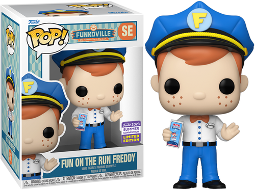 2023 SDCC - Fun on the Run Freddy Funko Pop! Vinyl Figure + POP PROTECTOR - Picture 4 of 5