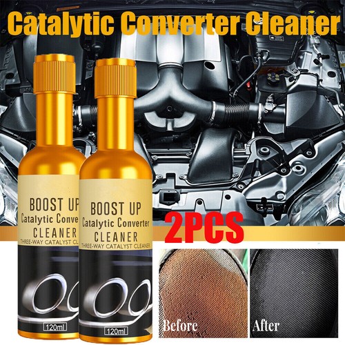 2x Multipurpose Boost Up Vehicle Engine Catalytic Converter Cleaner Cleaning - Picture 2 of 11