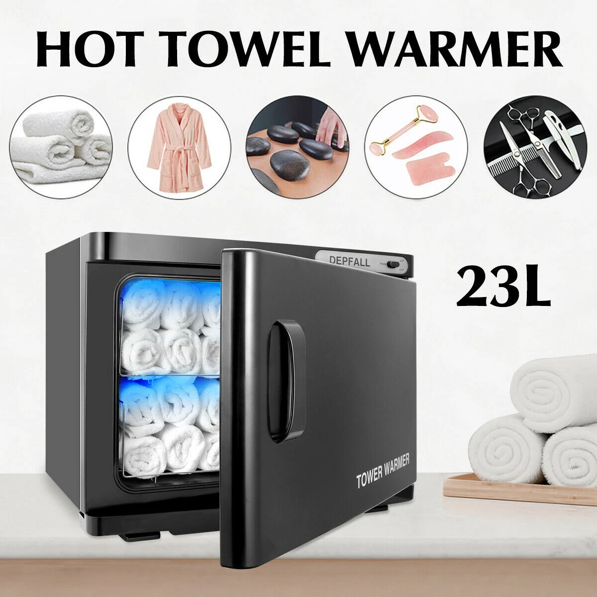 23L Hot Towel Warmer Cabinet Professional Towel Heater for Spa Salon Home |  eBay
