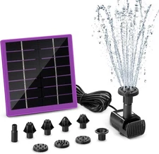 DIY Solar Power Water Pump Kit 2.5W Submersible Floating Bird Bath Pond Garden