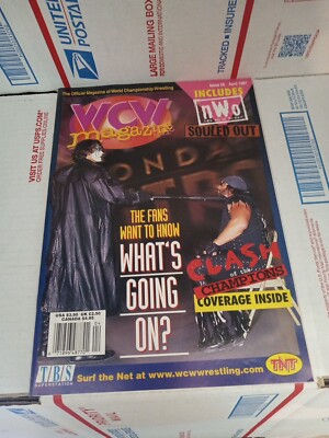 RARE STING WCW Magazine April 1997 nwo Souled Out Clash Of Champions ~ Cb50