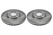 Pair of Front Brake Discs FOR PEUGEOT 5008 1.2 CHOICE2/2 15->17 0E 0U Febi