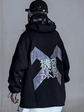 Niepce Unisex Hidden Secret X Hoodie Techwear Urban Streetwear Pullover