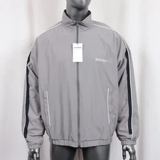 WACKO MARIA NYLON TRACK JACKET IN GREY