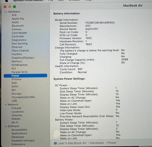 Apple MacBook A1932 Air 2018 13 Zoll i5 8GB RAM 128GB SSD Office - BESCHREIBUNG LESEN (C121) - Bild 4 von 12