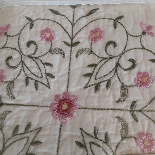 Living Qurters Cumberland Sham Set Quilted Embroidered NWT - Picture 5 of 5