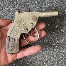 Vintage National cast iron cap gun Pistol