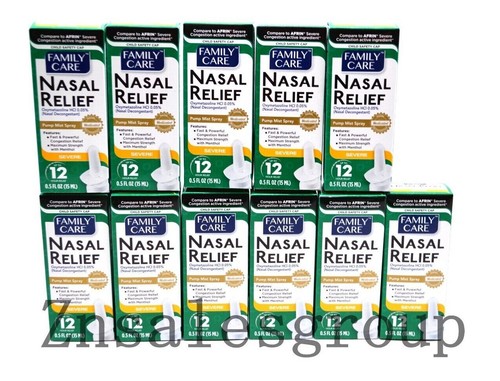 Nasal Spray Original Decongestant Pump Mist Spray 12 HR Relief 0.5oz 3/6/9/11/24 - Picture 5 of 5