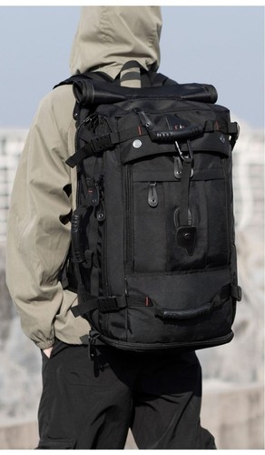 70L Large Capacity Travel Backpack Sports Duffle Independent Shoes Storage Bag - Picture 16 of 25